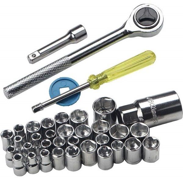 40pcs Combination Socket Wrench Set Repairing Tool - Oshi.pk - Buy & Sell Online