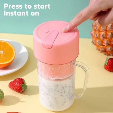 420ml Portable Juicer With Straw USB Electric Stainless Steel Fruit Juicer Cup Extractor Blender Juice Maker Machine For Kitchen - Oshi.pk - Buy & Sell Online