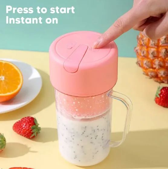 420ml Portable Juicer With Straw USB Electric Stainless Steel Fruit Juicer Cup Extractor Blender Juice Maker Machine For Kitchen - Oshi.pk - Buy & Sell Online