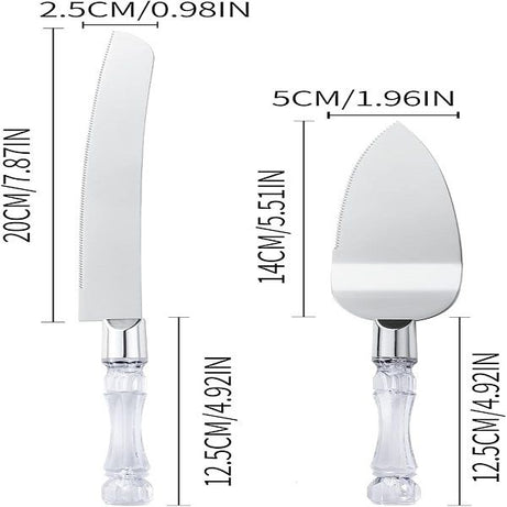 2pcs Cake Knife and Server Set Cake Cutting - Oshi.pk - Buy & Sell Online