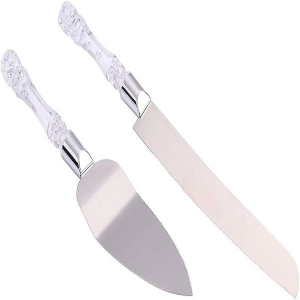 2pcs Cake Knife and Server Set Cake Cutting - Oshi.pk - Buy & Sell Online