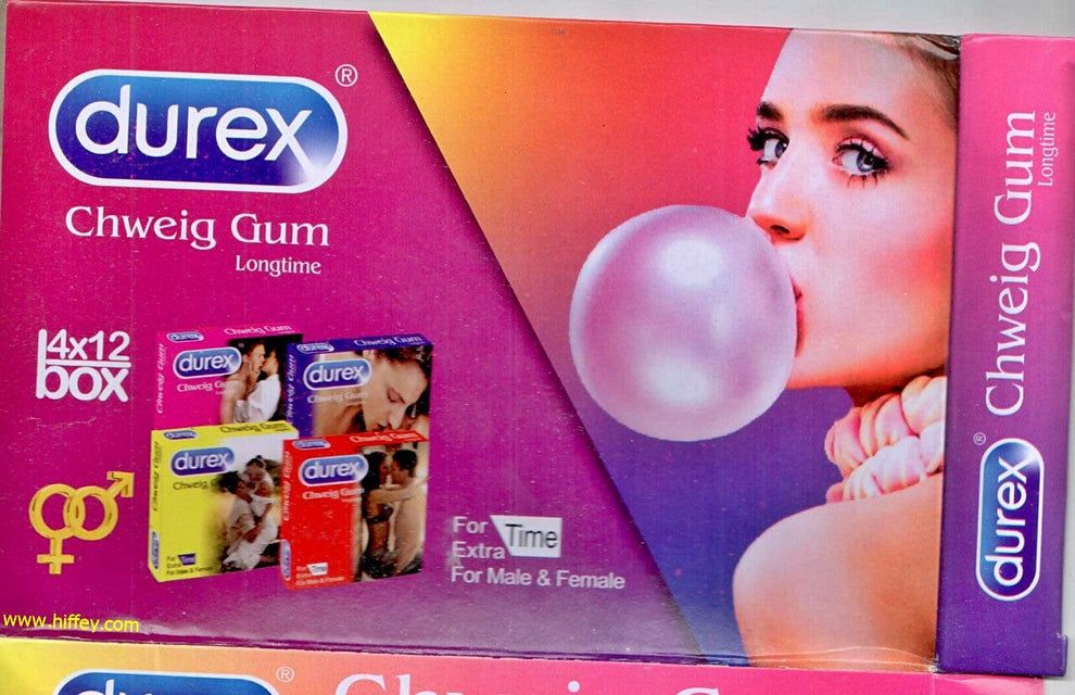 4× Durex Long Time Chweng Gum Sex Enhancement Men & Female - Oshi.pk - Buy & Sell Online