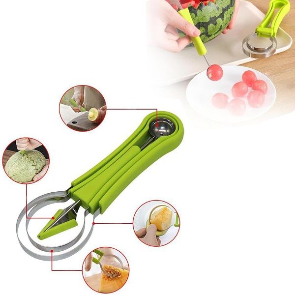 4in1 Watermelon cutter knife and grape Fruit Peeler Cutter slicer tools Seed Remover - Oshi.pk - Buy & Sell Online
