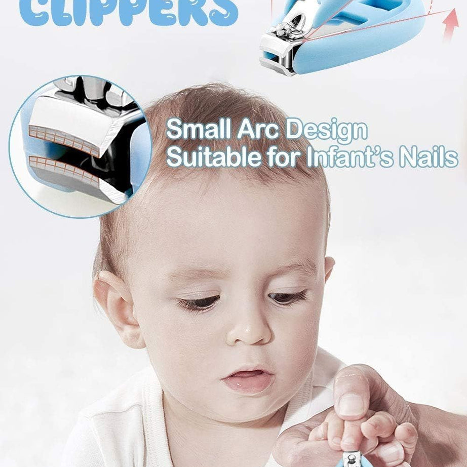 4Pcs Baby Manicure Set Safety Care Nail Trimmer Clipper Scissor Cutter Tool Baby Infant Nail Kit Clipper Trimmer Scissor File Nasal Tweezer Grooming - Oshi.pk - Buy & Sell Online