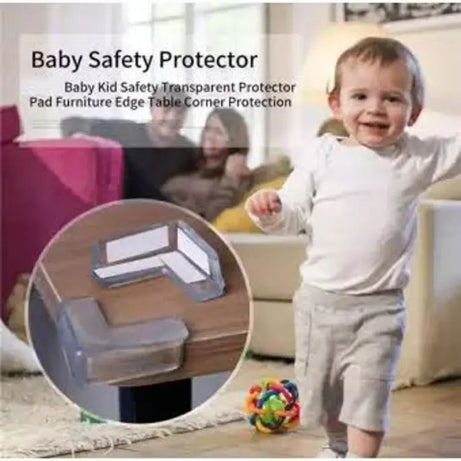 4pcs Baby Safety Silicone Protector Table Corner Edge Protection Cover Children Anticollision Edge Child Corner Guards Guard Edge Child Safety Corner - Oshi.pk - Buy & Sell Online