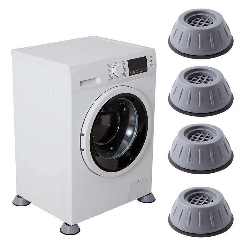 4Pcs Washer Foot Pad Anti Vibration Pads Washing Machine Holder Dryer Shock Support Prevent Moving Non-Slip Home Supplies - Oshi.pk - Buy & Sell Online