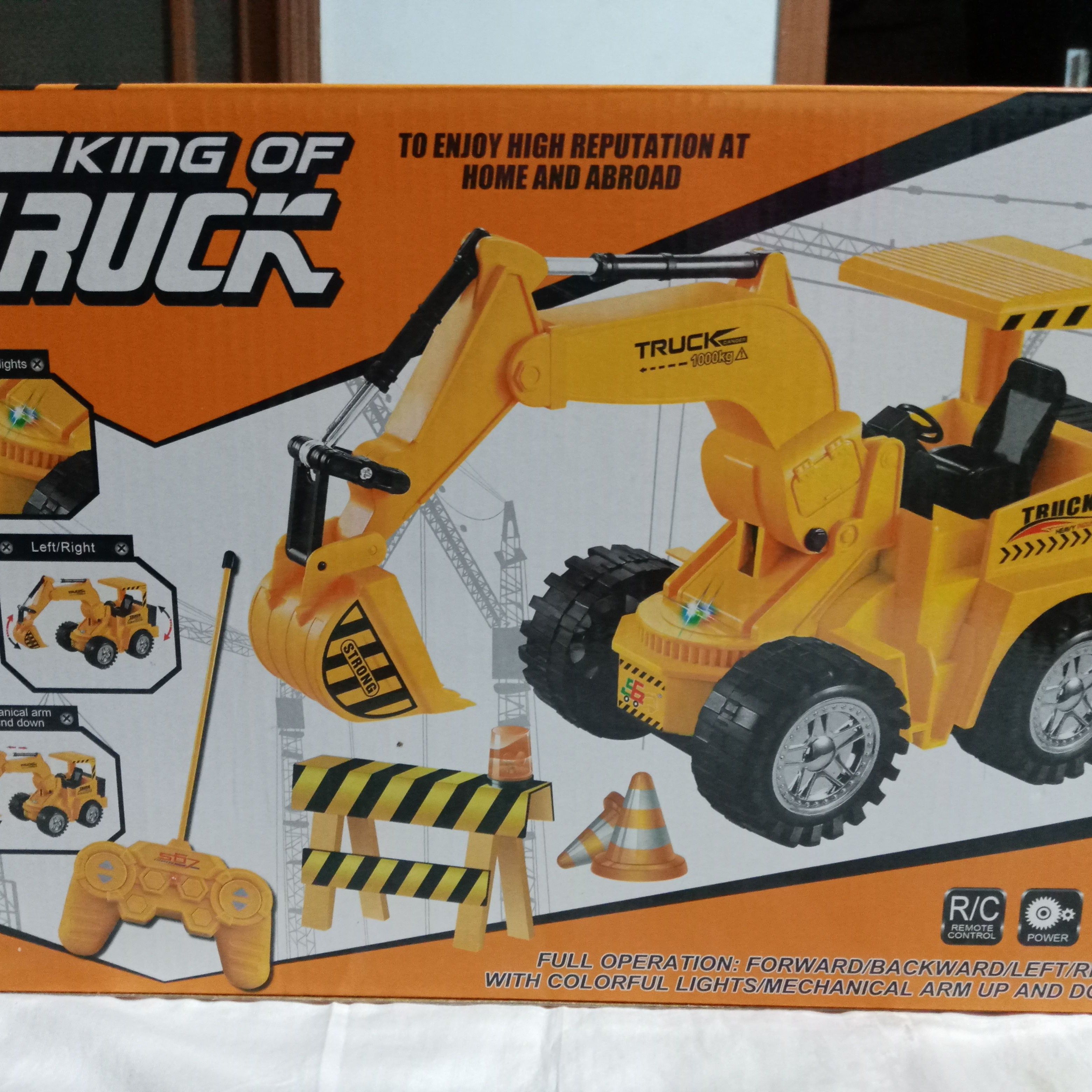 Remote Control Construction Crane - 5-Channel - Rechargeable Battery - Oshi.pk - Buy & Sell Online