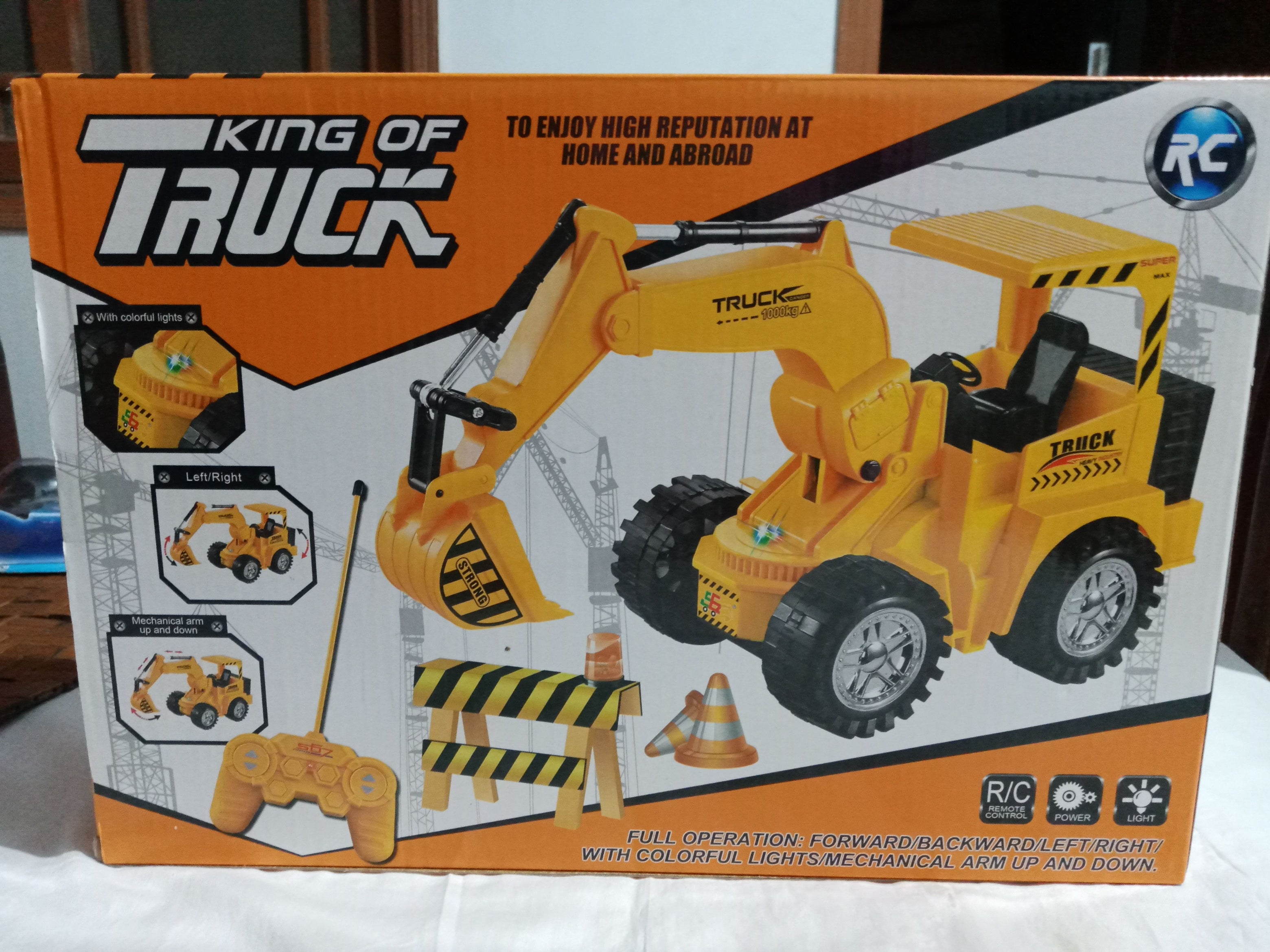 Remote Control Construction Crane - 5-Channel - Rechargeable Battery - Oshi.pk - Buy & Sell Online