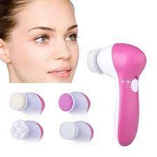 5 in 1 Facial Cleansing Brush Set Beauty Face Care Massager - Oshi.pk - Buy & Sell Online