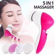 5 in 1 Facial Cleansing Brush Set Beauty Face Care Massager - Oshi.pk - Buy & Sell Online