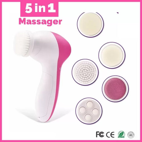 5 in 1 Face Massager Facial Cleanser Skin Care Treatment - Oshi.pk - Buy & Sell Online