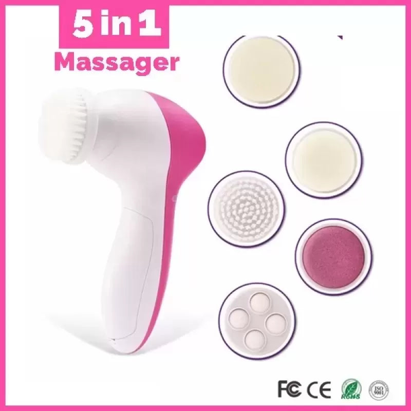 5 In 1 Face Massager Facial Cleanser Skin Care Treatment - Oshi.pk - Buy & Sell Online