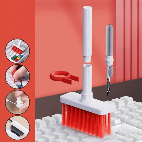 5 in 1 Keyboard Cleaning Brush Kit Keycap Puller with Earbuds Cleaner - Oshi.pk - Buy & Sell Online