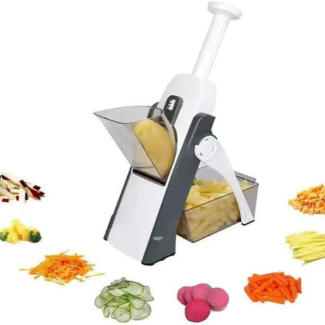 5-IN-1 MULTIFUNCTION VEGETABLE SLICER AND CHOPPER - Oshi.pk - Buy & Sell Online