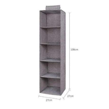 5-Layer Foldable Retractable Wardrobe Closet Clothes Hanging Organizer - Oshi.pk - Buy & Sell Online
