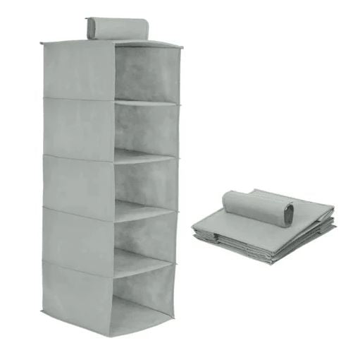 5-Layer Foldable Retractable Wardrobe Closet Clothes Hanging Organizer - Oshi.pk - Buy & Sell Online