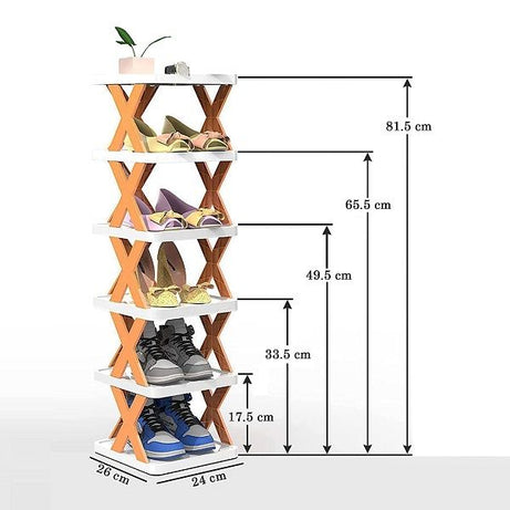 5 Layer Multifunctional Stackable Shoe Rack