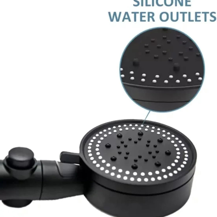 5 Modes Adjustable Shower Head High Pressure Water Saving Shower One-Key Stop Water Massage Shower Head For Bathroom Accessories - Oshi.pk - Buy & Sell Online