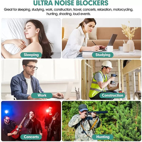 5 Pairs Foam Ear Plug Relax Sleep Ear Plug Reusable Anti Noise Reduction Soft Earplugs For Sleeping Ear Protection For Airplane Travel Work & Sleep - Oshi.pk - Buy & Sell Online