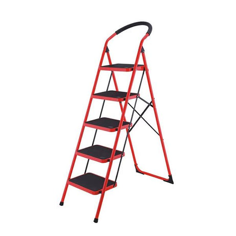 5 Step Iron Folding Ladder Stool Stepladders - Oshi.pk - Buy & Sell Online