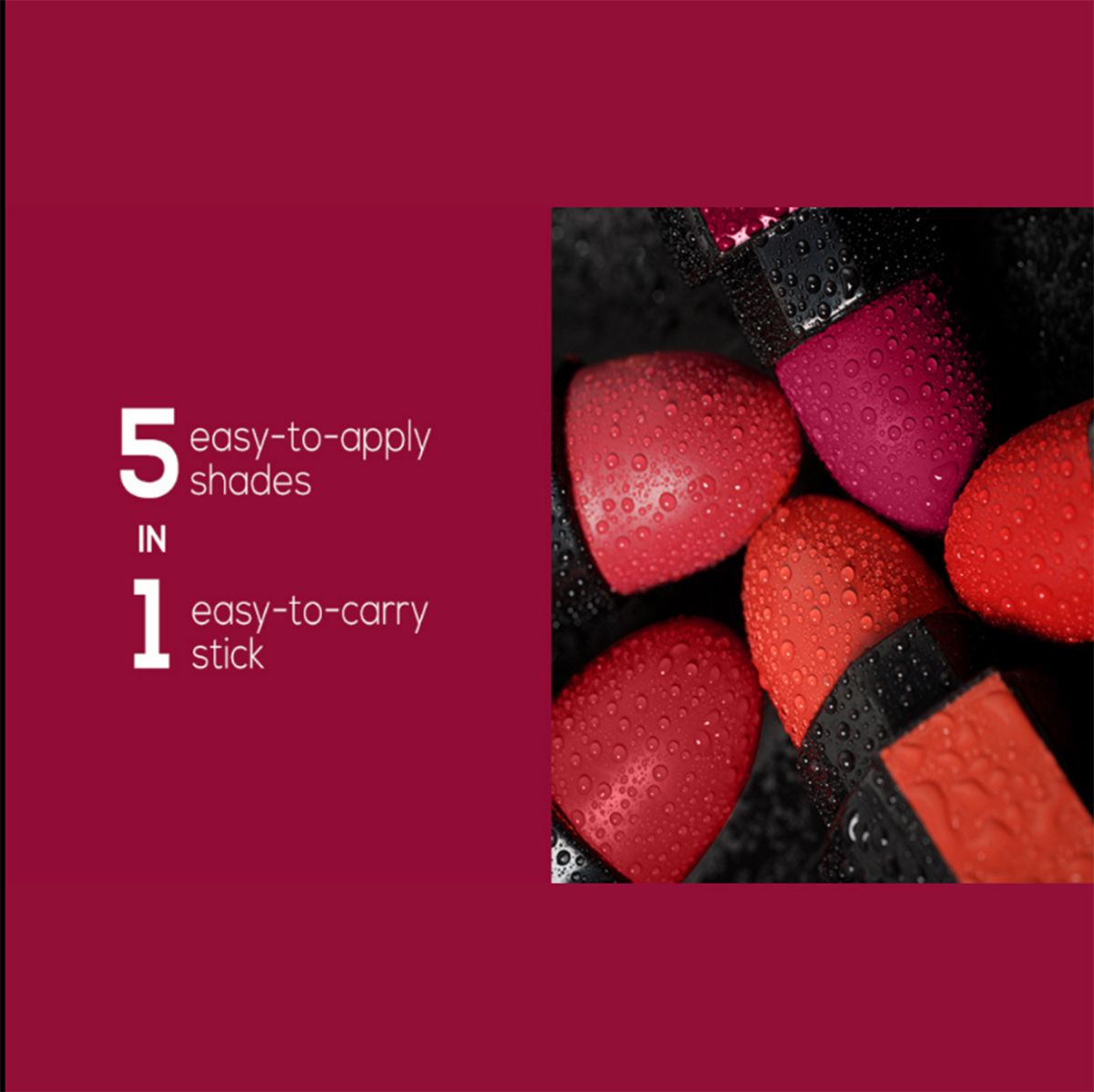 5 Steps Matte Lipstick 5 in 1 - Oshi.pk - Buy & Sell Online