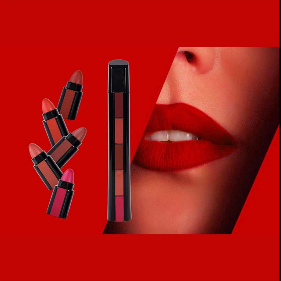5 Steps Matte Lipstick 5 in 1 - Oshi.pk - Buy & Sell Online