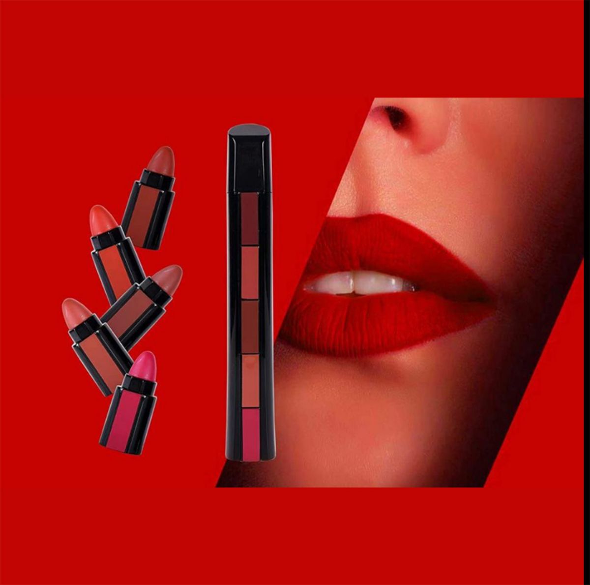 5 Steps Matte Lipstick 5 in 1 - Oshi.pk - Buy & Sell Online