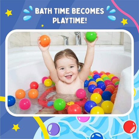 50 Soft Plastic Mini Balls w/ 8 Vibrant Colors - Oshi.pk - Buy & Sell Online