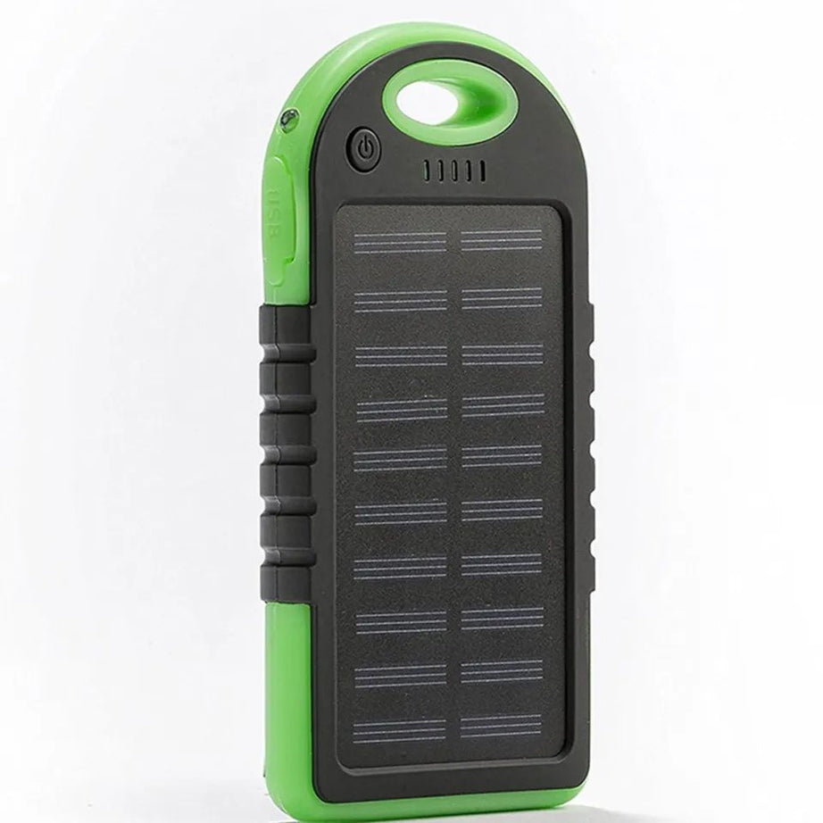 5000mAh Polymer Battery Solar Power Bank Waterproof Solar Camping Portable Mobile Phone Charging Station