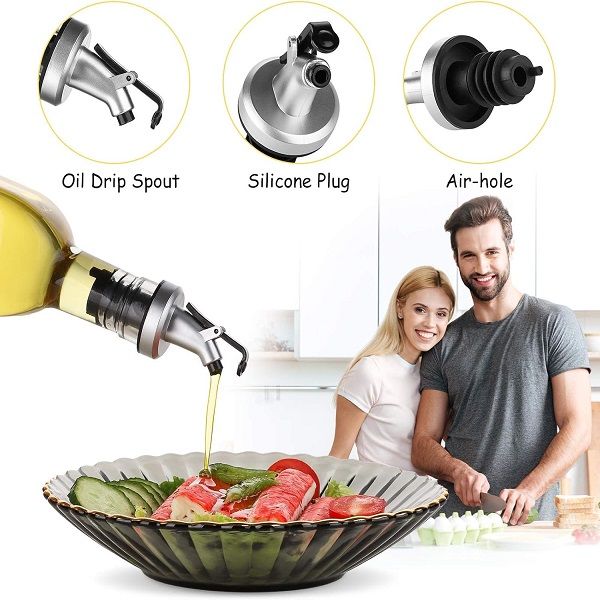 500ml Glass Olive Oil Bottles Vinegar Dispenser - Oshi.pk - Buy & Sell Online