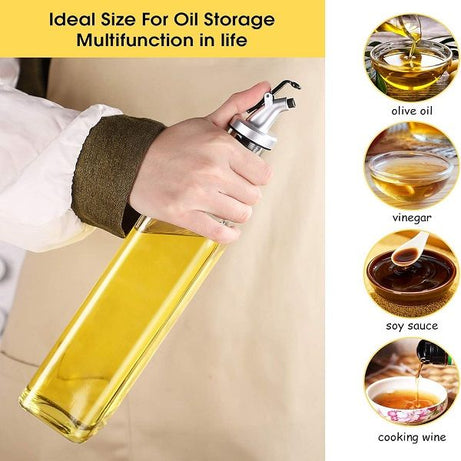 500ml Glass Olive Oil Bottles Vinegar Dispenser - Oshi.pk - Buy & Sell Online