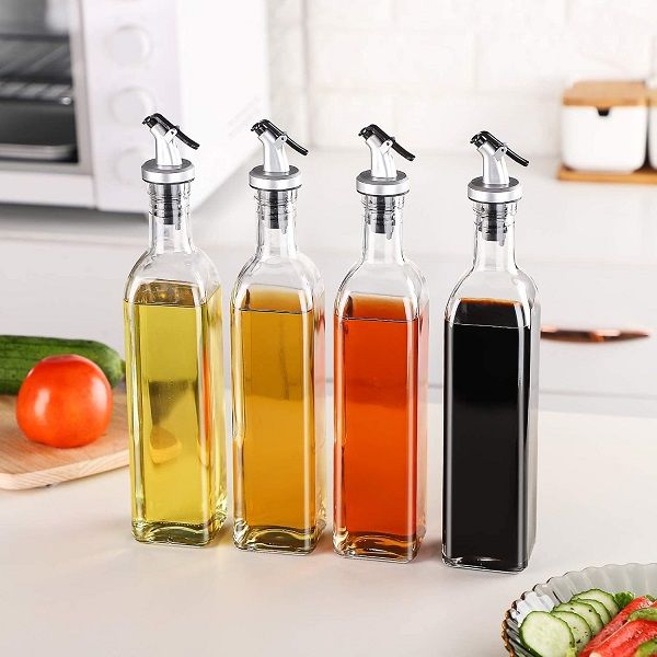 500ml Glass Olive Oil Bottles Vinegar Dispenser - Oshi.pk - Buy & Sell Online