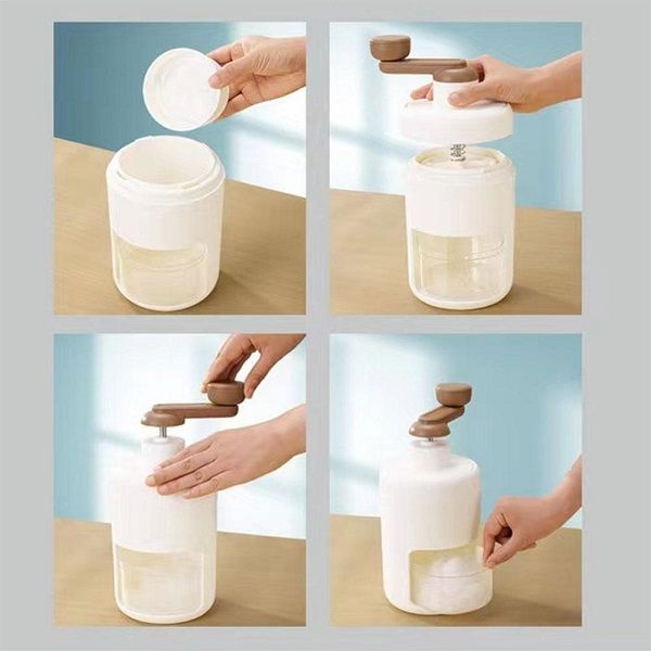 500ML Multifunction Snow Cones Maker Hand-operated Ice Shaver - Oshi.pk - Buy & Sell Online