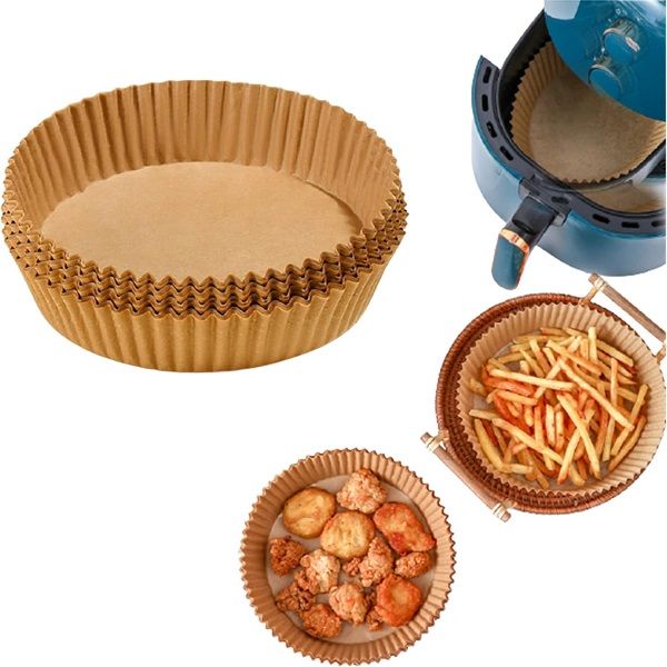 50pcs Air Fryer Paper Liners Baking Parchment Disposable Round - Oshi.pk - Buy & Sell Online