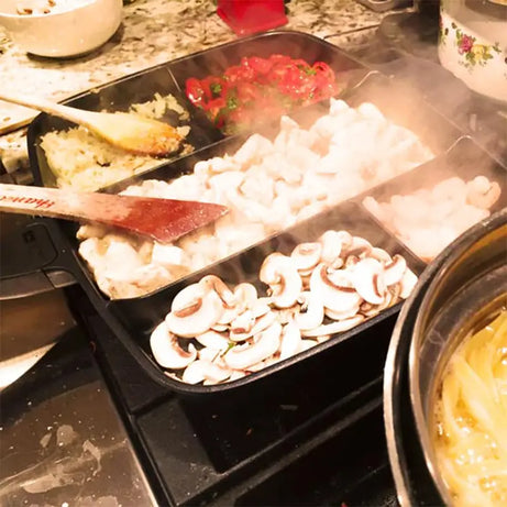 Magic Pan 5 in 1 Aluminum Non-Stick Frying Pan - Oshi.pk - Buy & Sell Online