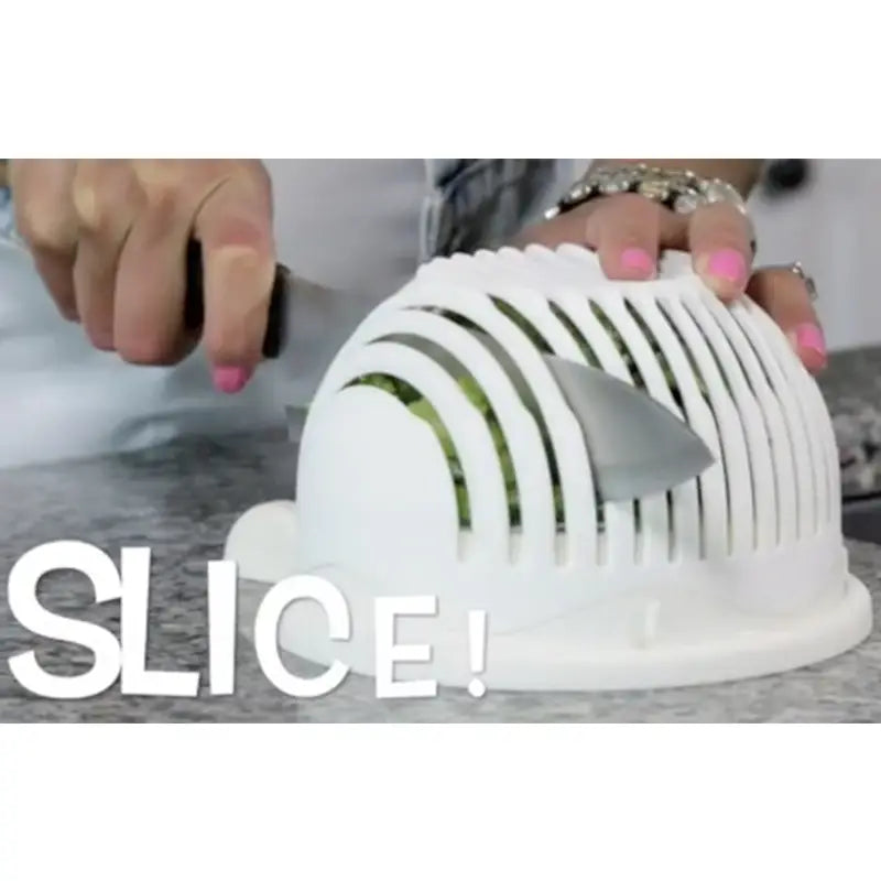 60 Second Salad Maker Cutter Bowl Salad Cutter Chopper - Healthy, Fresh Salads Made Easy! - Oshi.pk - Buy & Sell Online
