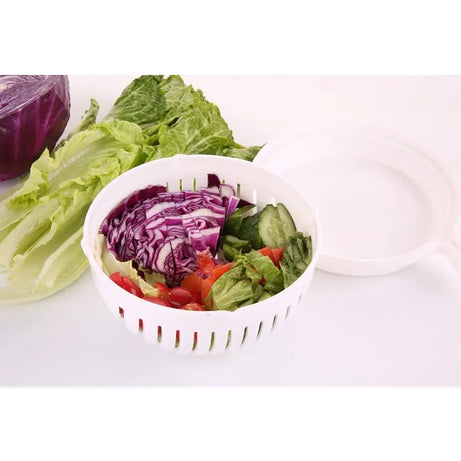 60 Second Salad Maker Cutter Bowl Salad Cutter Chopper - Healthy, Fresh Salads Made Easy! - Oshi.pk - Buy & Sell Online