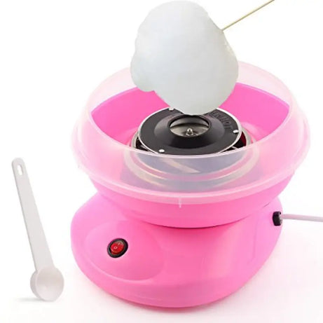 Electric Candyfloss Making Machine Home Cotton Sugar Candy Floss Maker With Measuring Scoop And Disposable Sticks - Oshi.pk - Buy & Sell Online