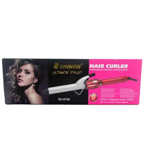 Shinon Professional Titanium Curling Barrel Ultimate Stylist Hair Curler (SH-8708) - Oshi.pk - Buy & Sell Online