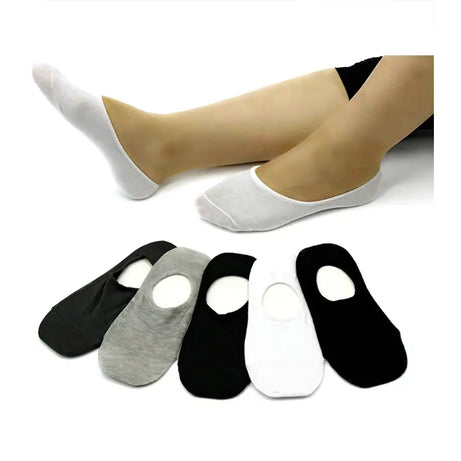 Mens Cotton Low Cut Loafer Liner Non Slip Socks (Pack of 6) - Oshi.pk - Buy & Sell Online