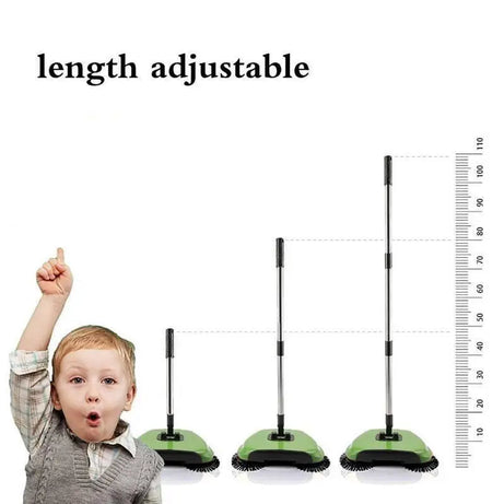 Sweep Drag All - In - One No Electricity Spin Broom Vacuum Cleaner 360 Sweep The Floor Machine - Oshi.pk - Buy & Sell Online