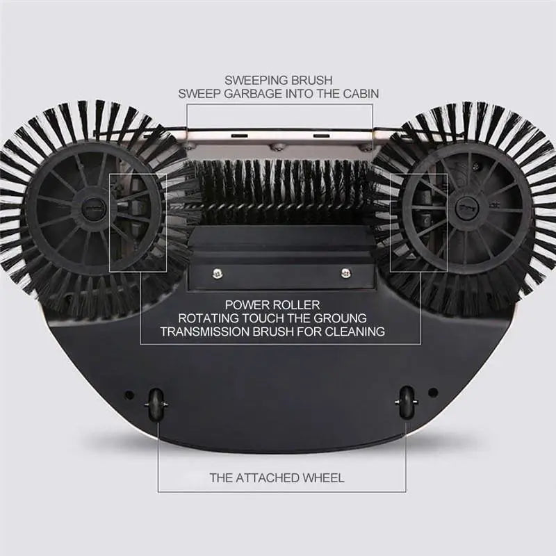 Sweep Drag All - In - One No Electricity Spin Broom Vacuum Cleaner 360 Sweep The Floor Machine - Oshi.pk - Buy & Sell Online