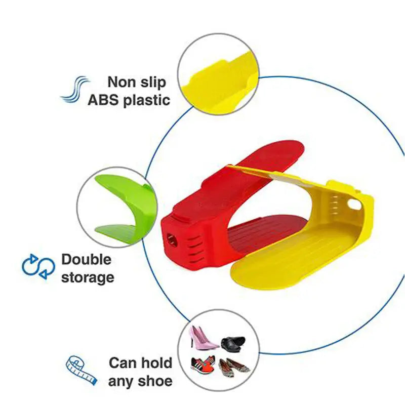 Easy Shoe Organizer - Easily Organize Your Shoes Using Half The Space (4 Pairs) - Oshi.pk - Buy & Sell Online