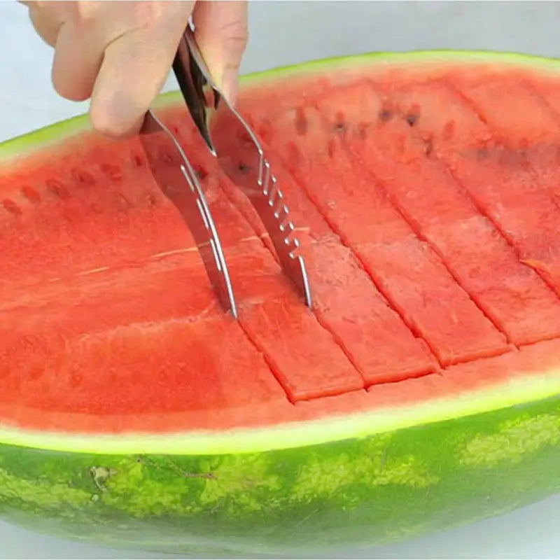 Stainless Steel Watermelon Slicer & Server - Oshi.pk - Buy & Sell Online