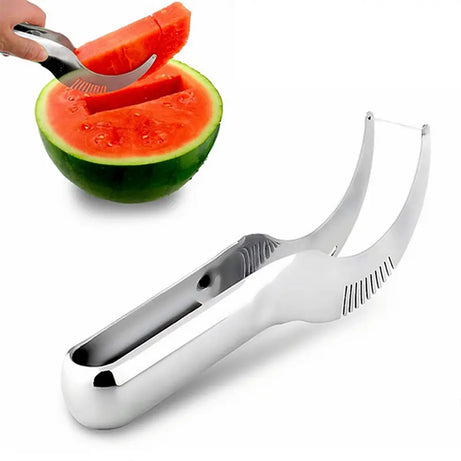 Stainless Steel Watermelon Slicer & Server - Oshi.pk - Buy & Sell Online