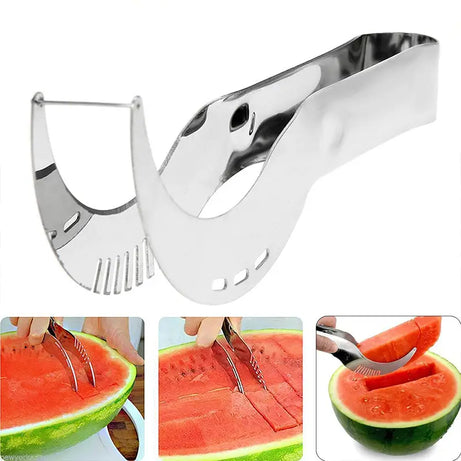 Stainless Steel Watermelon Slicer & Server - Oshi.pk - Buy & Sell Online
