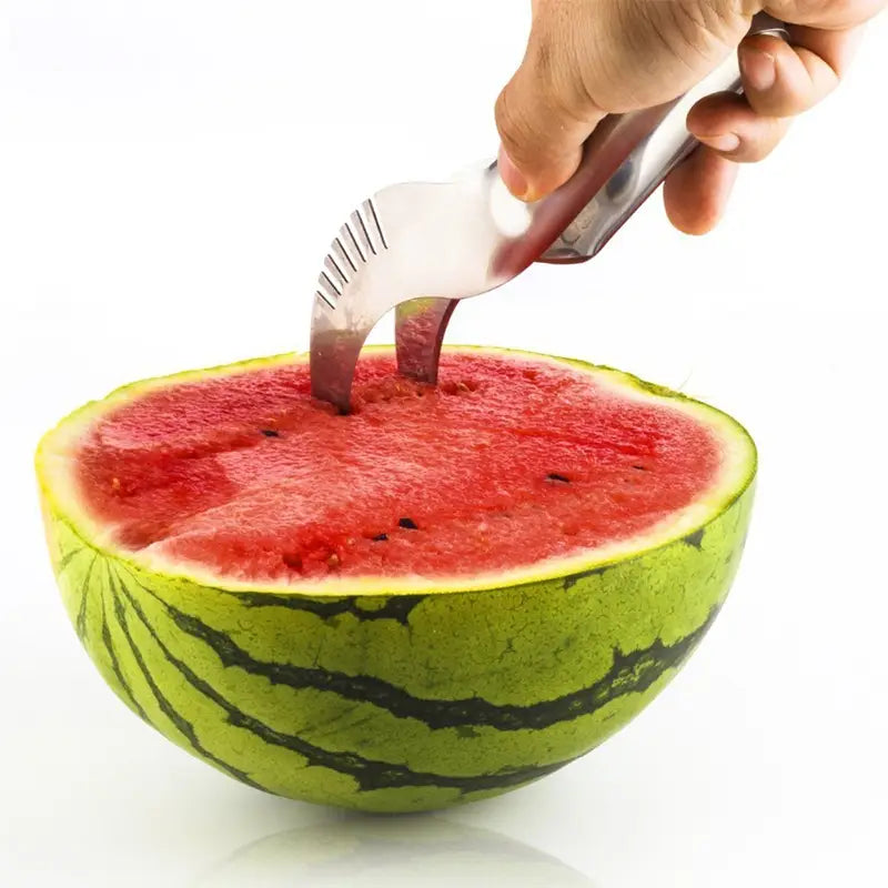 Stainless Steel Watermelon Slicer & Server - Oshi.pk - Buy & Sell Online