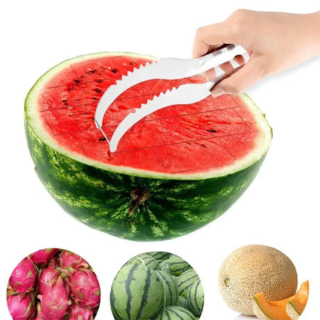 Stainless Steel Watermelon Slicer & Server - Oshi.pk - Buy & Sell Online