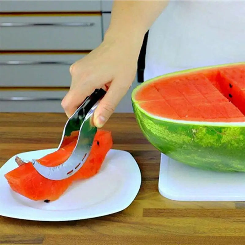 Stainless Steel Watermelon Slicer & Server - Oshi.pk - Buy & Sell Online