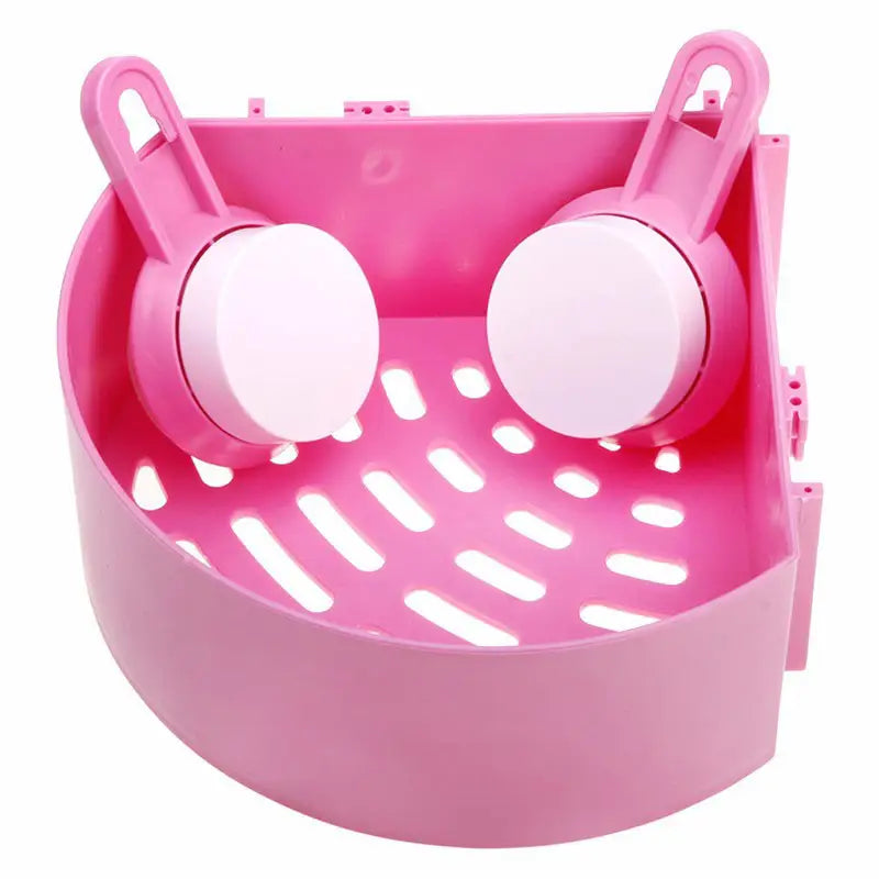 New Lovely Bathroom Corner Storage Rack Organizer Shower Wall Shelf with Suction Cup - Oshi.pk - Buy & Sell Online